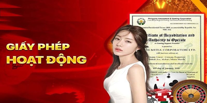 Giấy phép từ UK Gambling Commission thể hiện sự minh bạch